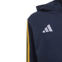 adidas Real Madrid DNA Hoodie 2026-2027 Kids Donkerblauw Oranje Wit