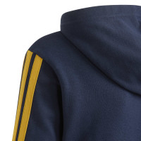 adidas Real Madrid DNA Hoodie 2026-2027 Kids Donkerblauw Oranje Wit