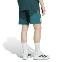 adidas Real Madrid Woven Trainingsbroekje 2026-2027 Donkergroen Roze Wit