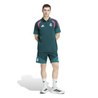 adidas Real Madrid Zomerset 2026-2027 Donkergroen Roze Wit