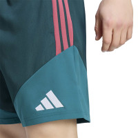 adidas Real Madrid Woven Trainingsbroekje 2026-2027 Donkergroen Roze Wit
