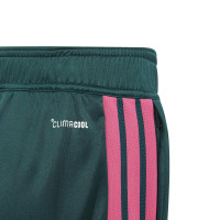 adidas Real Madrid Trainingsbroekje 2026-2027 Kids Donkergroen Roze Wit