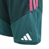 adidas Real Madrid Trainingsset 2026-2027 Kids Donkergroen Roze Wit