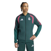 adidas Real Madrid Presentatie Trainingspak 2026-2027 Donkergroen Roze Wit