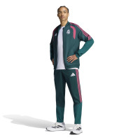 adidas Real Madrid Presentatie Trainingspak 2026-2027 Donkergroen Roze Wit