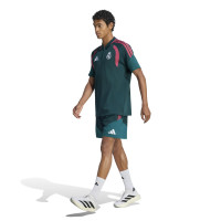 adidas Real Madrid Polo 2026-2027 Donkergroen Roze Wit