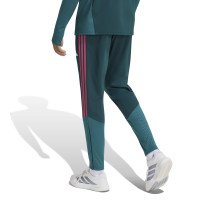 adidas Real Madrid Trainingspak 1/4-Zip 2026-2027 Donkergroen Roze Wit