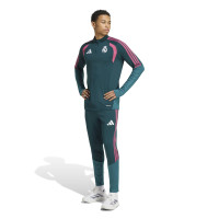 adidas Real Madrid Trainingsbroek 2026-2027 Donkergroen Roze Wit