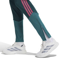 adidas Real Madrid Trainingsbroek 2026-2027 Donkergroen Roze Wit