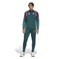adidas Real Madrid Trainingspak 2026-2027 Donkergroen Roze Wit