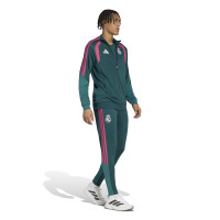 adidas Real Madrid Trainingspak 2026-2027 Donkergroen Roze Wit