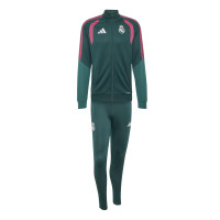 adidas Real Madrid Trainingspak 2026-2027 Donkergroen Roze Wit