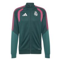 adidas Real Madrid Trainingspak 2026-2027 Donkergroen Roze Wit