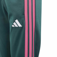 adidas Real Madrid Trainingspak 2026-2027 Kids Donkergroen Roze Wit