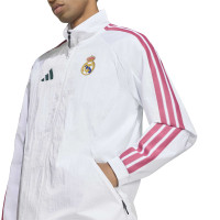adidas Real Madrid Anthem Trainingsjack 2026-2027 Wit Paars Zwart