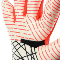 Uhlsport FM Ultragrip Hybrid Goalkeeper Gloves Bright Red Black Bright Yellow