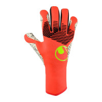 Uhlsport FM Supergrip+ HN Keepershandschoenen Felrood Zwart Felgeel