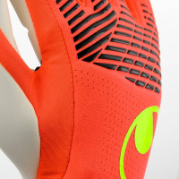 Uhlsport FM Absolutgrip Hybrid Goalkeeper Gloves Bright Red Black Bright Yellow