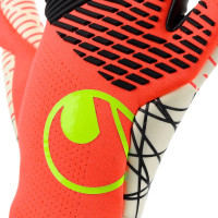 Uhlsport FM Absolutgrip HN Pro Goalkeeper Gloves Kids Bright Red Black Bright Yellow