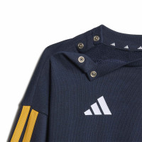adidas Real Madrid DNA Jogging Suit 2026-2027 Baby/Toddlers Dark Blue Orange White