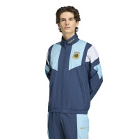adidas Argentinië EQT Trainingsjack Donkerblauw Blauw Wit Goud