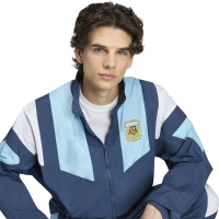adidas Argentinië EQT Trainingsjack Donkerblauw Blauw Wit Goud
