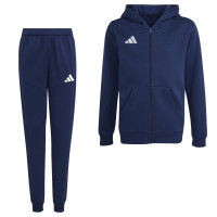 adidas Entrada 26 Joggingpak Full-Zip Vest Kids Donkerblauw Wit