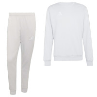 adidas Entrada 26 Crew Sweater Joggingpak Grijs Wit