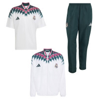 adidas Real Madrid Stadium Full Set 2026-2027 Wit Donkergroen Zwart