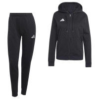 adidas Entrada 26 Women's Full-Zip Sweatsuit Black White