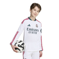 Maillot d'accueil à manches longues adidas Real Madrid 2026-2027 pour enfants