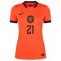 Nike Nederland F. De Jong 21 Thuisshirt 2026-2028 Dames
