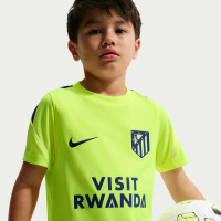 Nike Atletico Madrid Strike Trainingsshirt 2026-2027 Kids Neongroen Donkerblauw