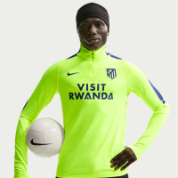Nike Atletico Madrid Strike Training sweater 1/4-Zip 2026-2027 Neon Green Dark Blue
