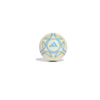 adidas Messi Mini Voetbal Maat 1 Wit Lichtblauw Goud