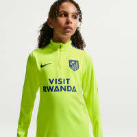 Nike Atletico Madrid Strike Training sweater 1/4-Zip 2026-2027 Kids Neon Green Dark Blue
