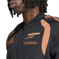 adidas Arsenal Presentation Tracksuit 2026-2027 Black Orange
