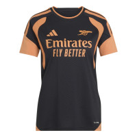 adidas Arsenal Training Shirt 2026-2027 Women Black Orange