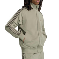 adidas Firebird Tracksuit Green Dark Grey