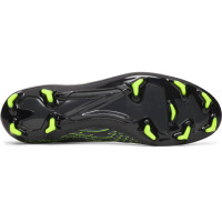 Under Armour Shadow Pro 4 Gras Voetbalschoenen (FG) Zwart Metallic Black Neongroen
