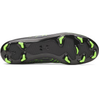 Under Armour Shadow Select 4 Gras Voetbalschoenen (FG) Zwart Metallic Black Neongroen