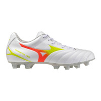 Mizuno Monarcida Neo III Select Gras Football Boots (FG) White Lime Orange