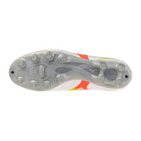 Mizuno Monarcida Neo III Select Gras Football Boots (FG) White Lime Orange