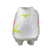 Mizuno Monarcida Neo III Select Gras Football Boots (FG) White Lime Orange