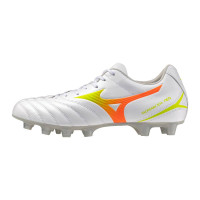 Mizuno Monarcida Neo III Select Gras Football Boots (FG) White Lime Orange