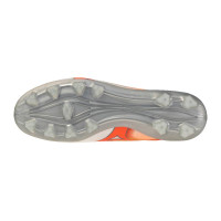 Mizuno Alpha III Pro Gras Voetbalschoenen (FG) Wit Oranje Limoen