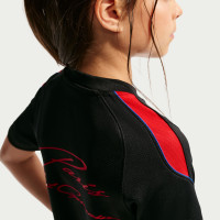 Nike Paris Saint-Germain Strike Training Shirt 2026-2027 Kids Black Bright Red Dark Blue