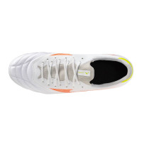 Mizuno Morelia Neo V Beta Select Gras Voetbalschoenen (FG) Wit Oranje Limoen