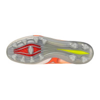 Mizuno Alpha III Elite Gras Football Boots (FG) White Orange Lime