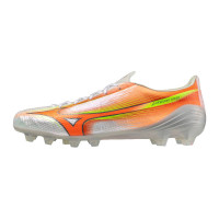 Mizuno Alpha III Elite Gras Football Boots (FG) White Orange Lime